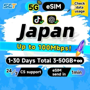 Overseas eSIM Card (Japan)